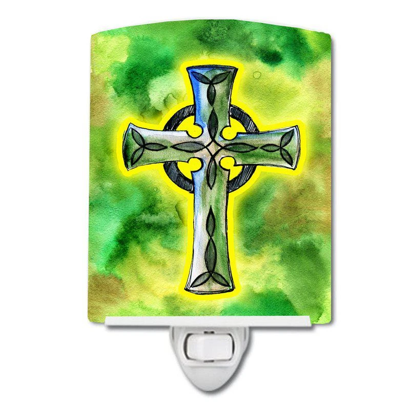 商品Caroline's Treasures|Irish Celtic Cross Ceramic Night Light,价格¥204,第1张图片