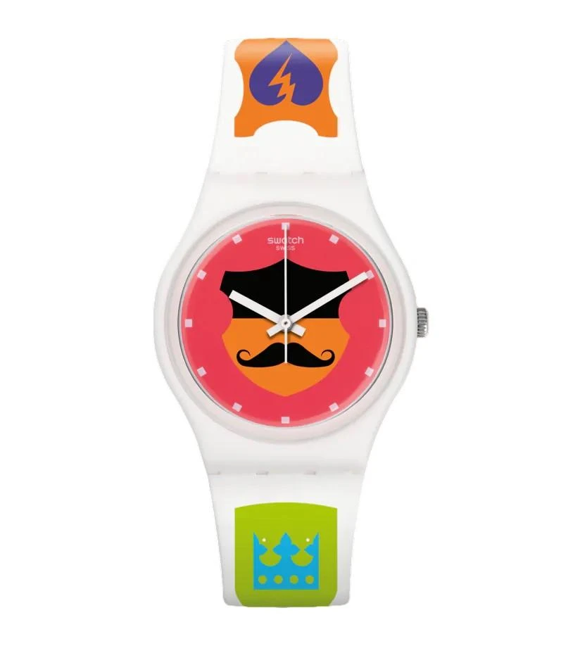 商品Swatch|Graphistyle Quartz Pink Dial Unisex Watch GW179,价格¥413,第1张图片