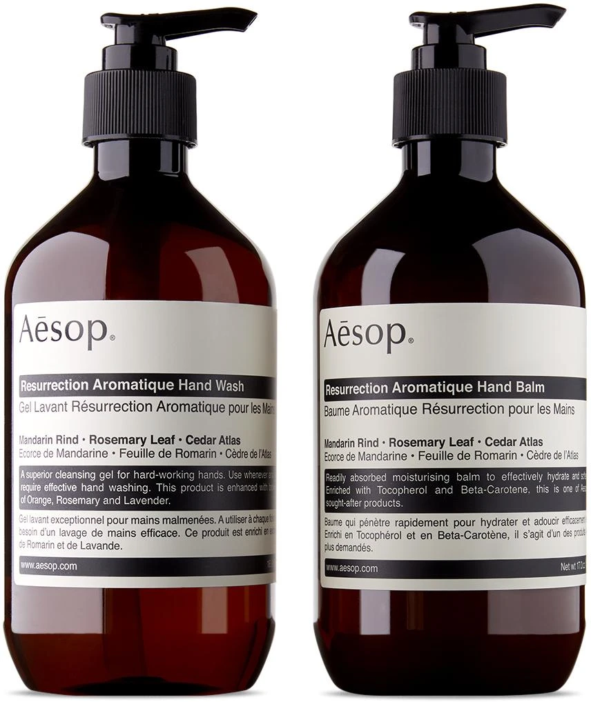 商品Aesop|Resurrection Hand Care Duet Set, 500 mL,价格¥1062,第1张图片