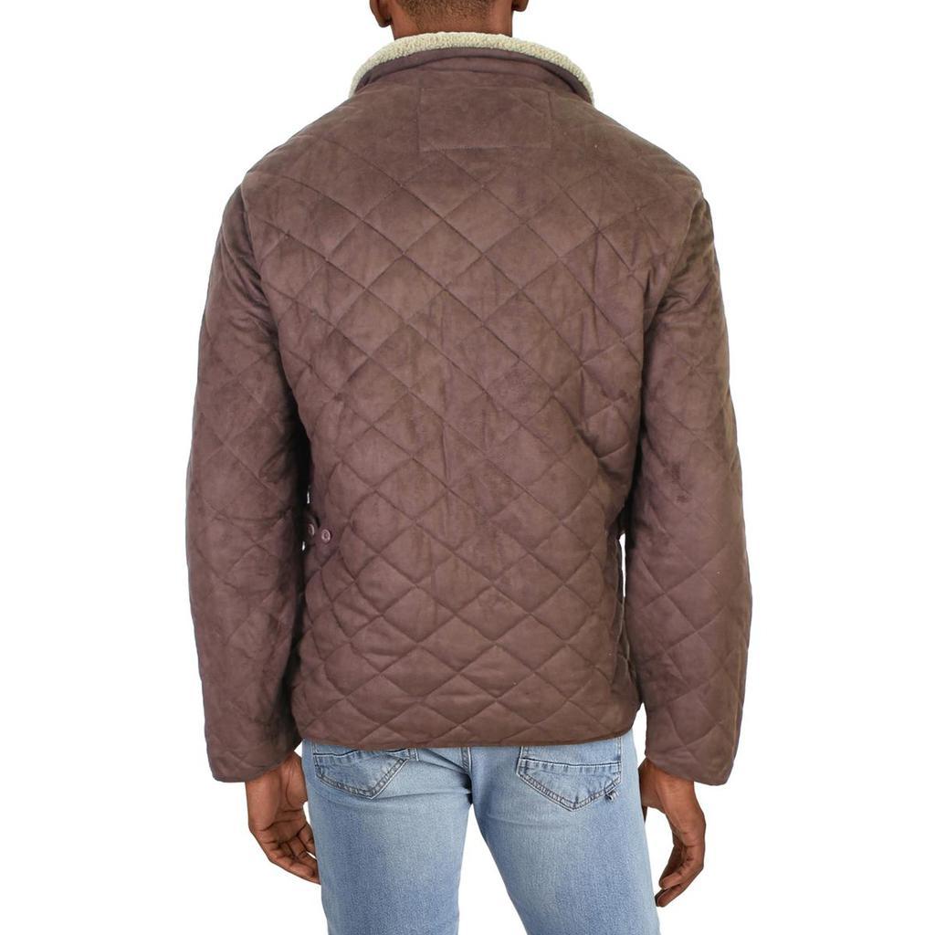 商品Weatherproof Vintage|Weatherproof Vintage Mens Faux Suede Quilted Soft Shell Jacket,价格¥648,第4张图片详细描述