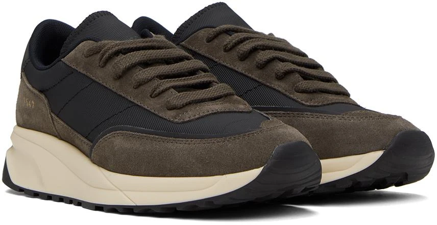 商品Common Projects|Brown & Black Track Technical Sneakers,价格¥3334,第4张图片详细描述