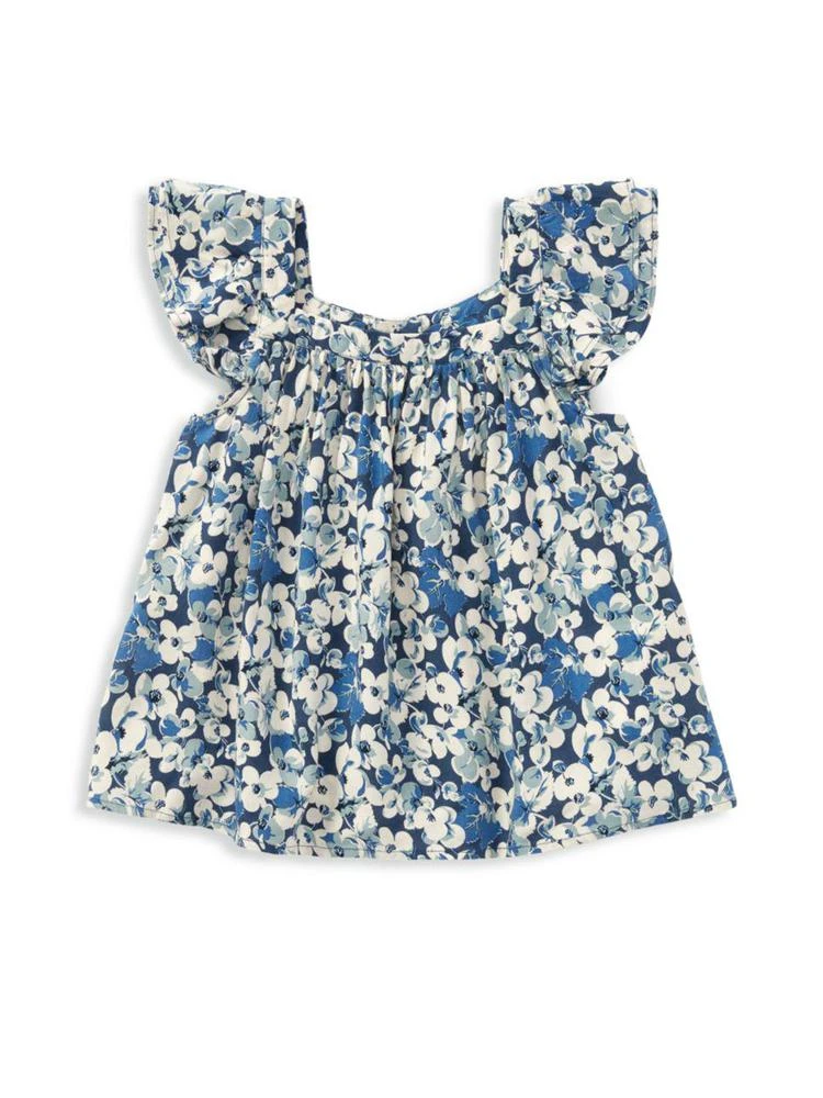 商品Ralph Lauren|Little Girl's & Girl's Floral Top,价格¥104,第1张图片
