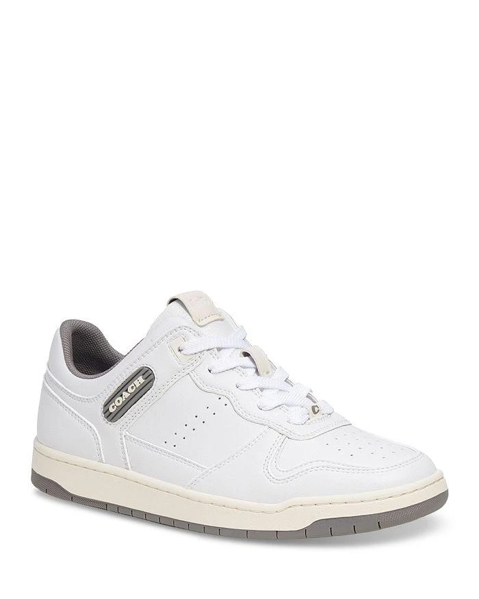 商品Coach|Women's C201 Lace Up Low Top Sneakers,价格¥620,第1张图片