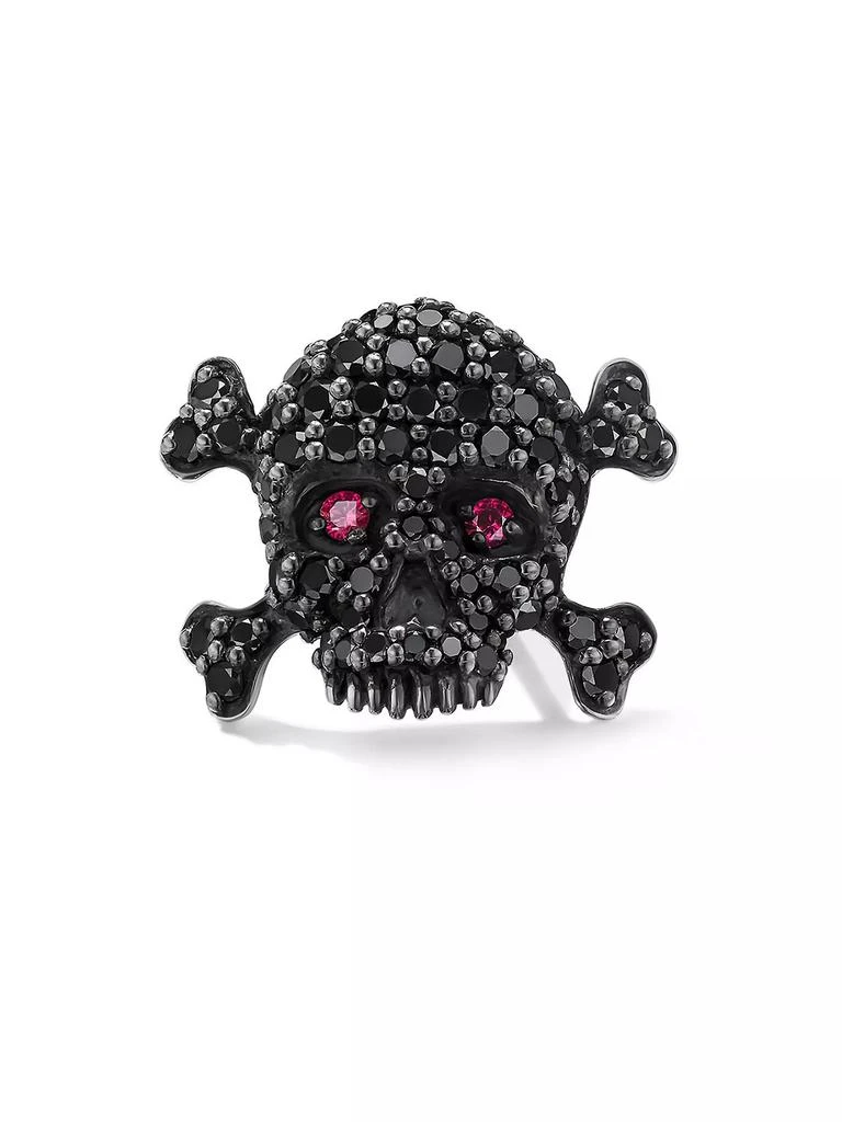 商品David Yurman|Memento Mori Skull Stud Earring in Sterling Silver,价格¥6706,第1张图片