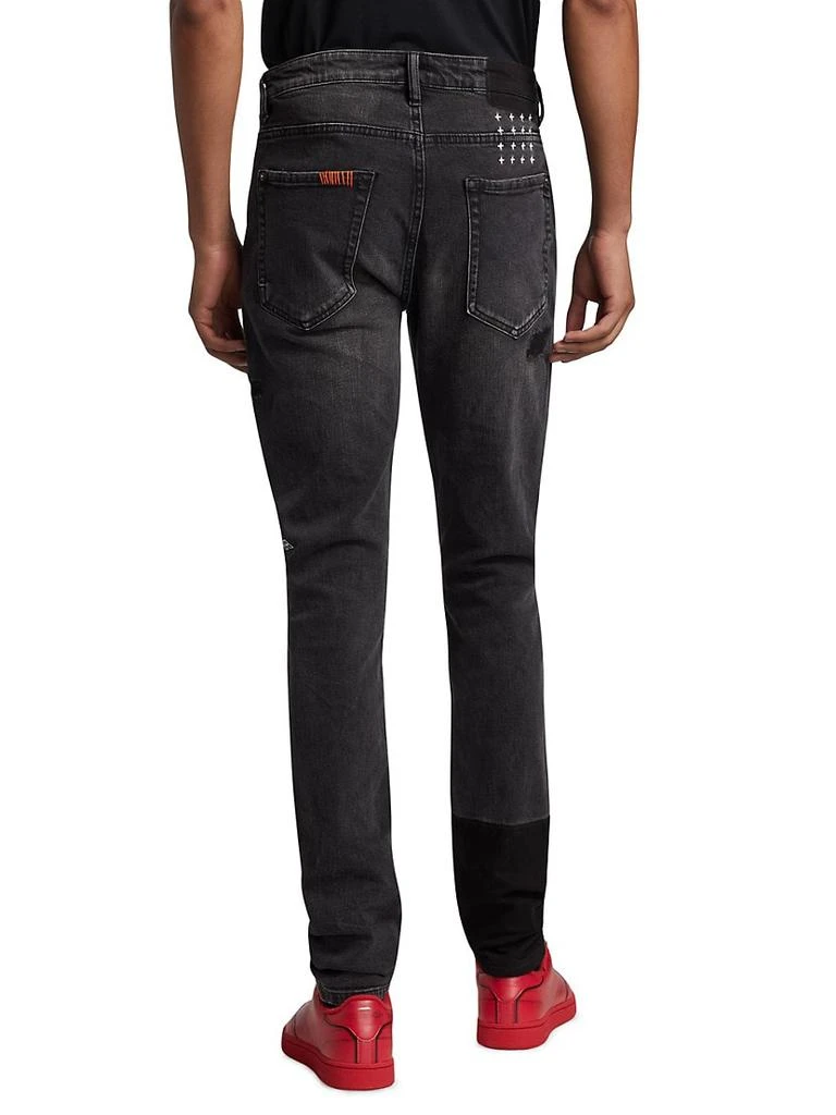 商品Ksubi|Van Winkle Copy Paste Trashed Jeans,价格¥1162,第5张图片详细描述