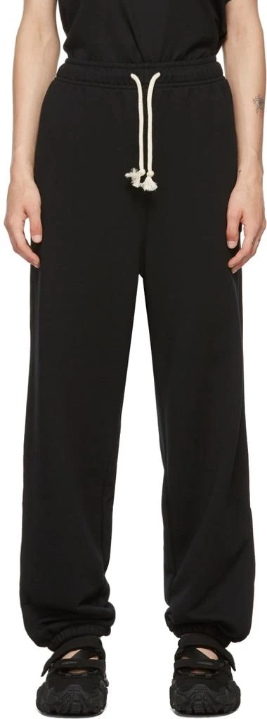 商品Acne Studios|Black French Terry Lounge Pants,价格¥1393,第1张图片