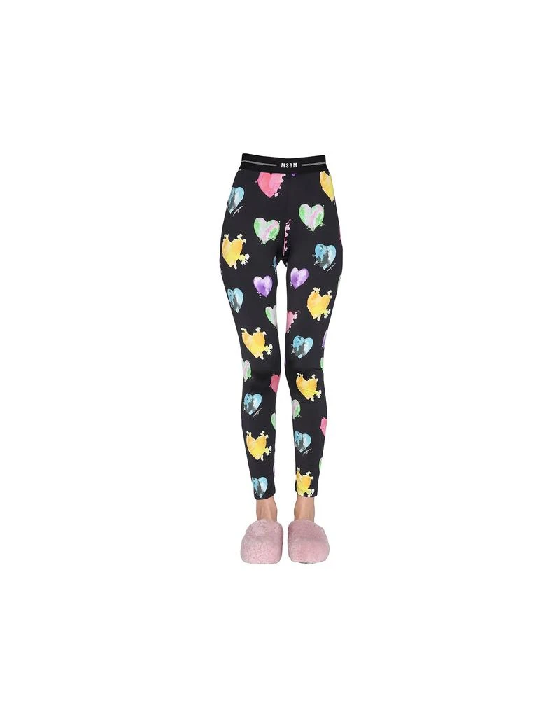 商品MSGM|''Heart'' Print Leggings,价格¥807,第1张图片