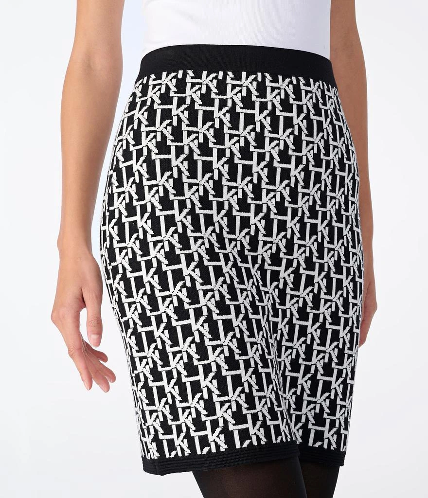 商品Karl Lagerfeld Paris|MONOGRAM LOGO MINI SKIRT,价格¥259,第3张图片详细描述