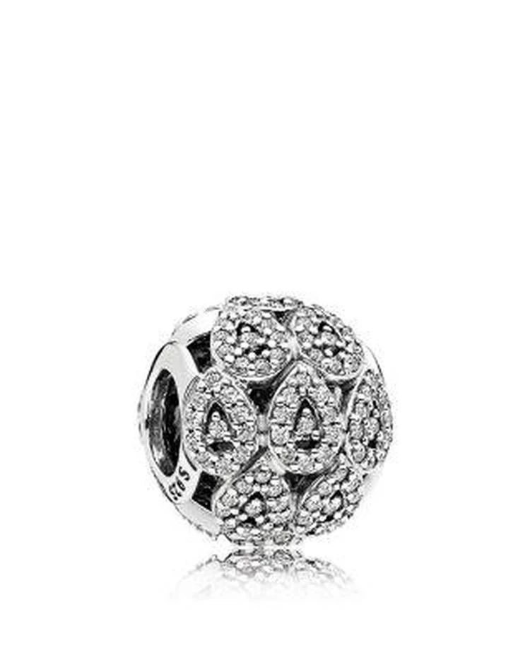 商品PANDORA|Sterling Silver & Cubic Zirconia Cascading Glamour Charm,价格¥338,第1张图片