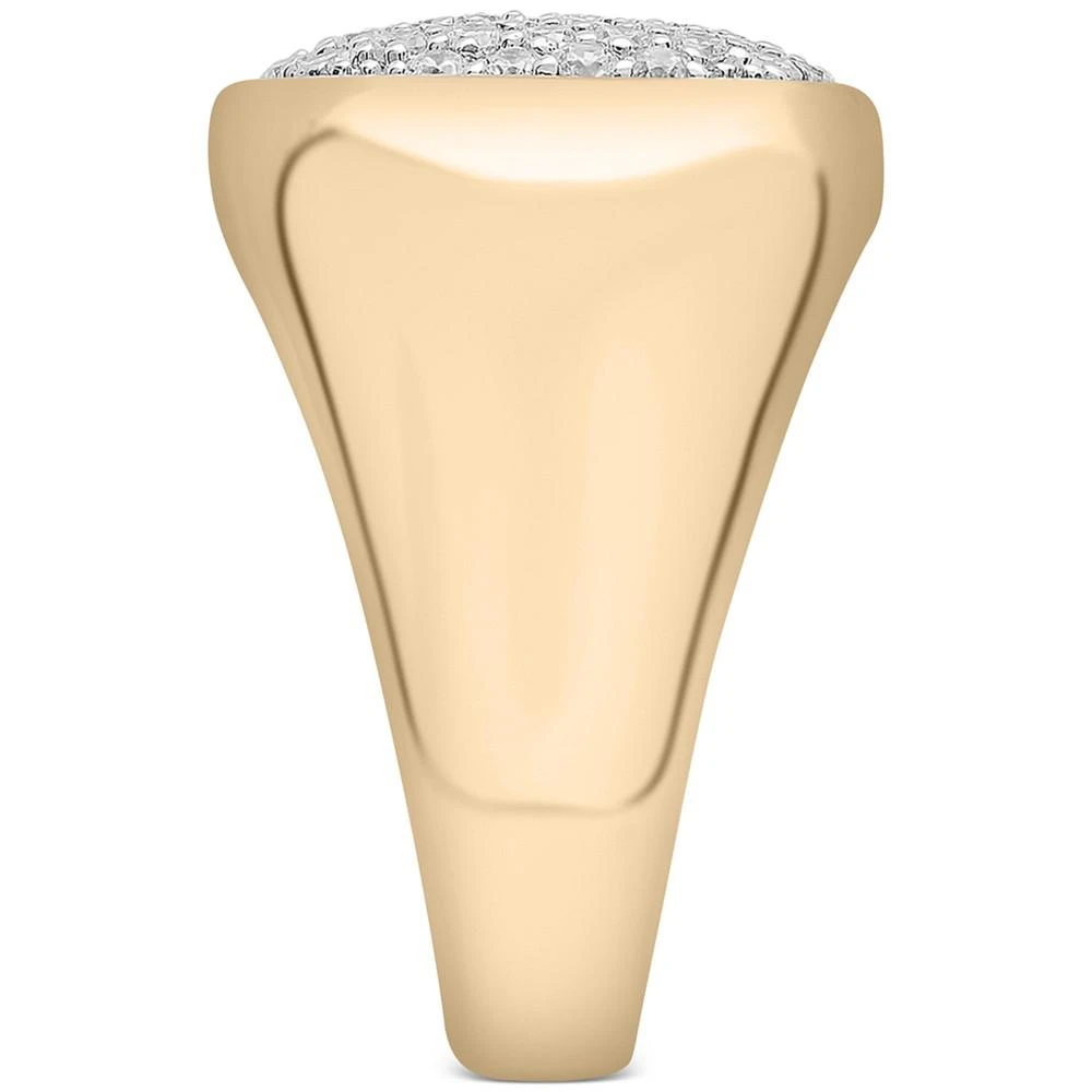 商品Macy's|Men's Diamond (1 ct. t.w.) Ring in 10k Yellow Gold,价格¥11161,第2张图片详细描述