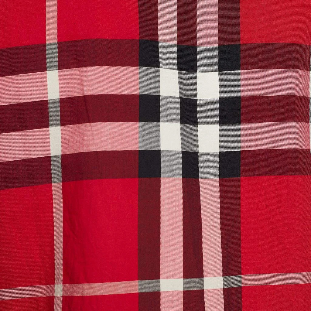 商品[二手商品] Burberry|Burberry Brit Red Check Print Cotton Button Front Shirt S,价格¥967,第3张图片详细描述