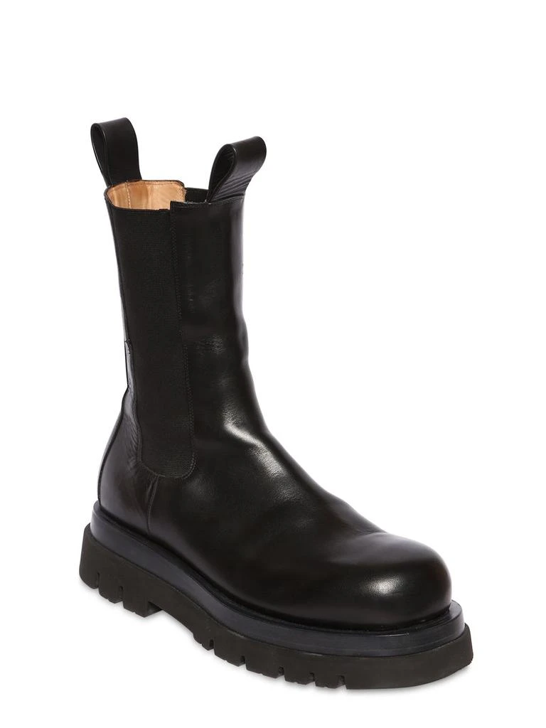 商品Bottega Veneta|Lug High Leather Chelsea Boots,价格¥11212,第2张图片详细描述