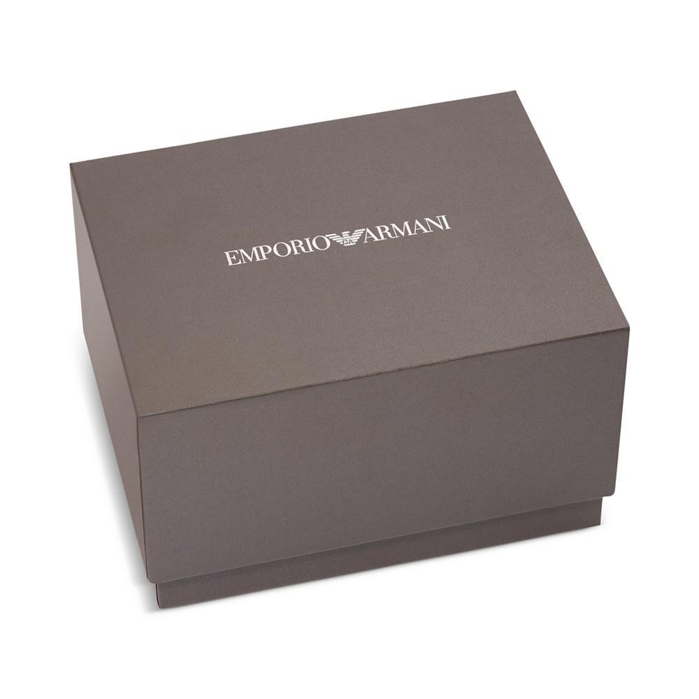 商品Emporio Armani|Men's Chronograph Multicolor Strap Watch Set 44mm,价格¥2051,第7张图片详细描述