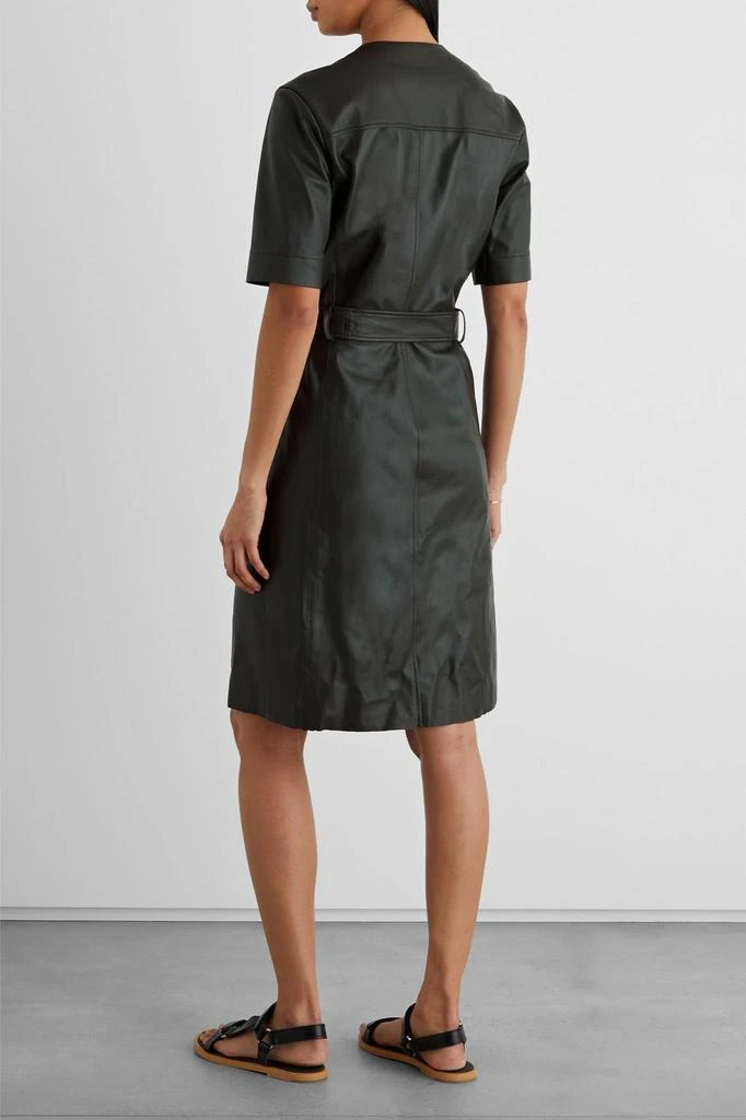 商品IRIS & INK|Andrée belted leather dress,价格¥2160,第3张图片详细描述