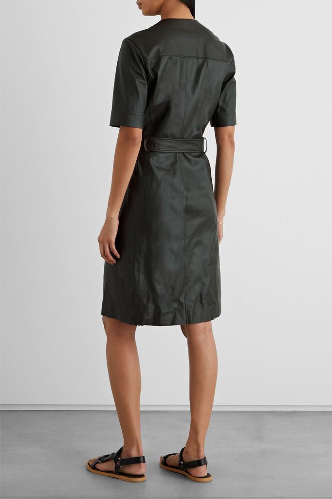 商品IRIS & INK|Andrée belted leather dress,价格¥2426,第3张图片详细描述