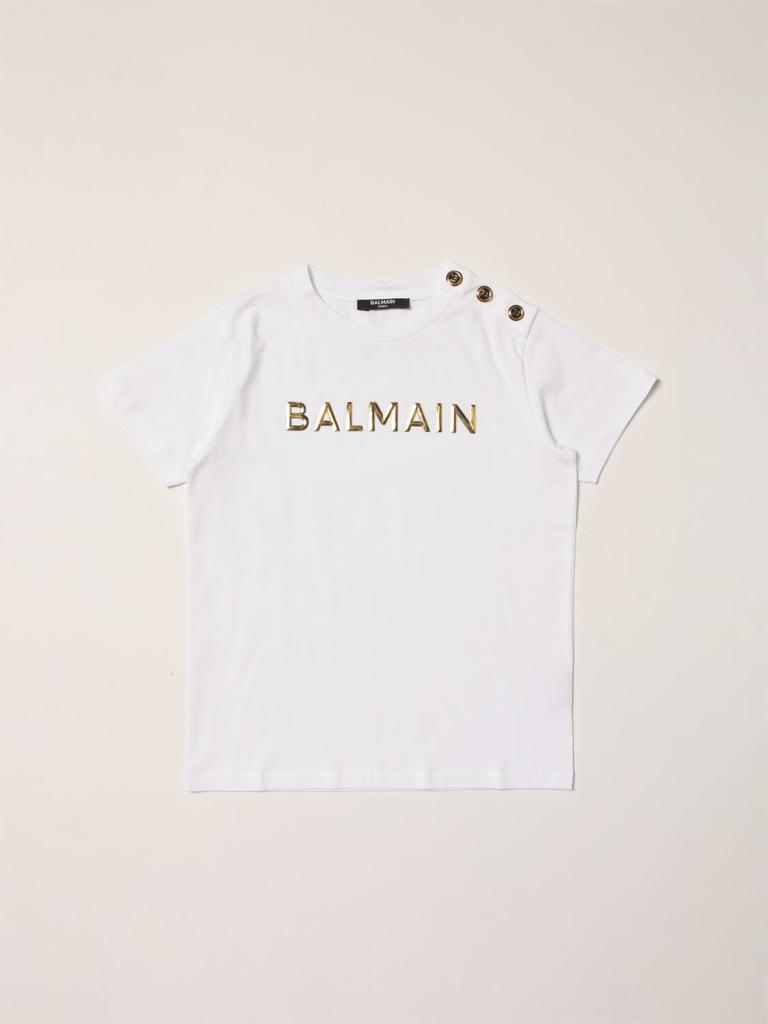 Balmain cotton t-shirt with logo商品第1张图片规格展示