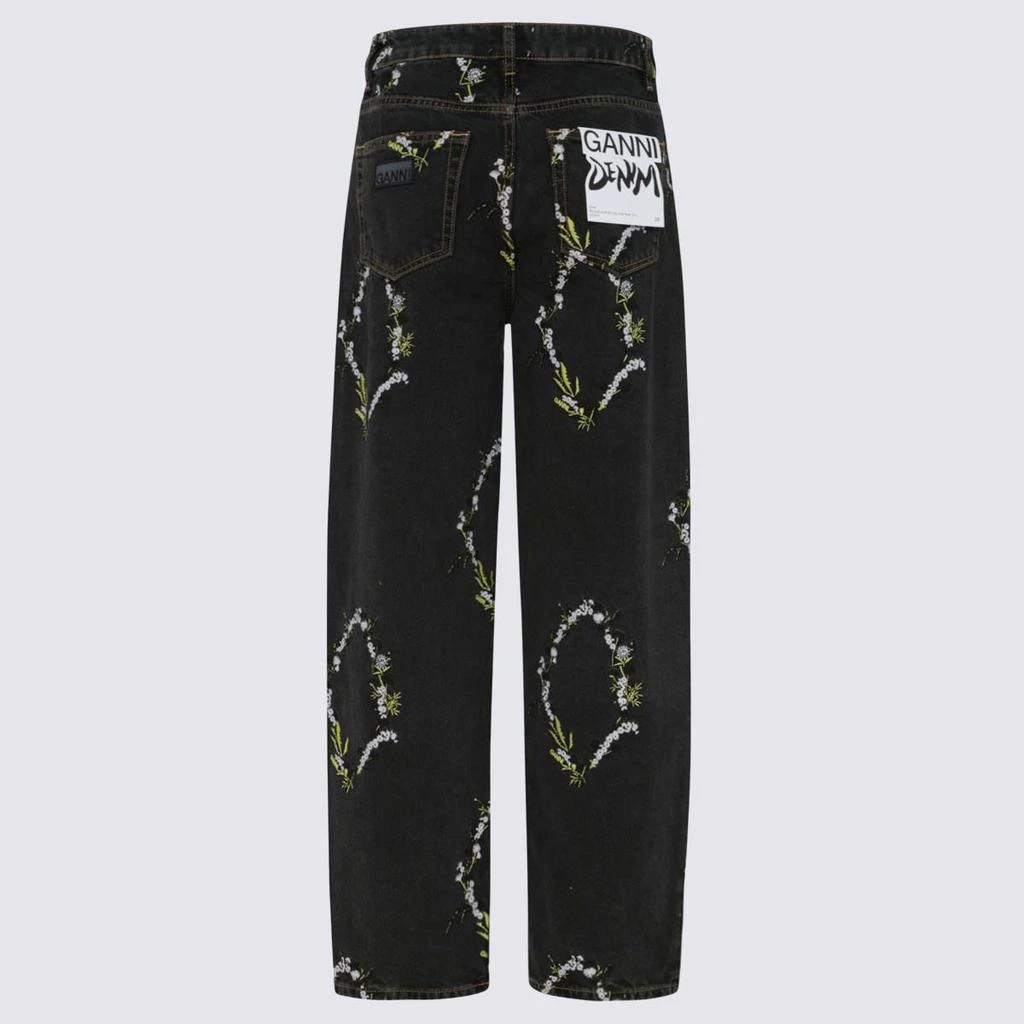 商品Ganni|GANNI BLACK COTTON JEANS,价格¥1811,第2张图片详细描述