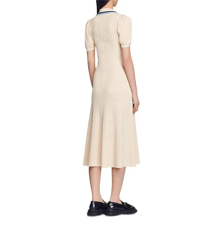 商品Sandro|Florine Knit Midi Dress,价格¥1930,第2张图片详细描述