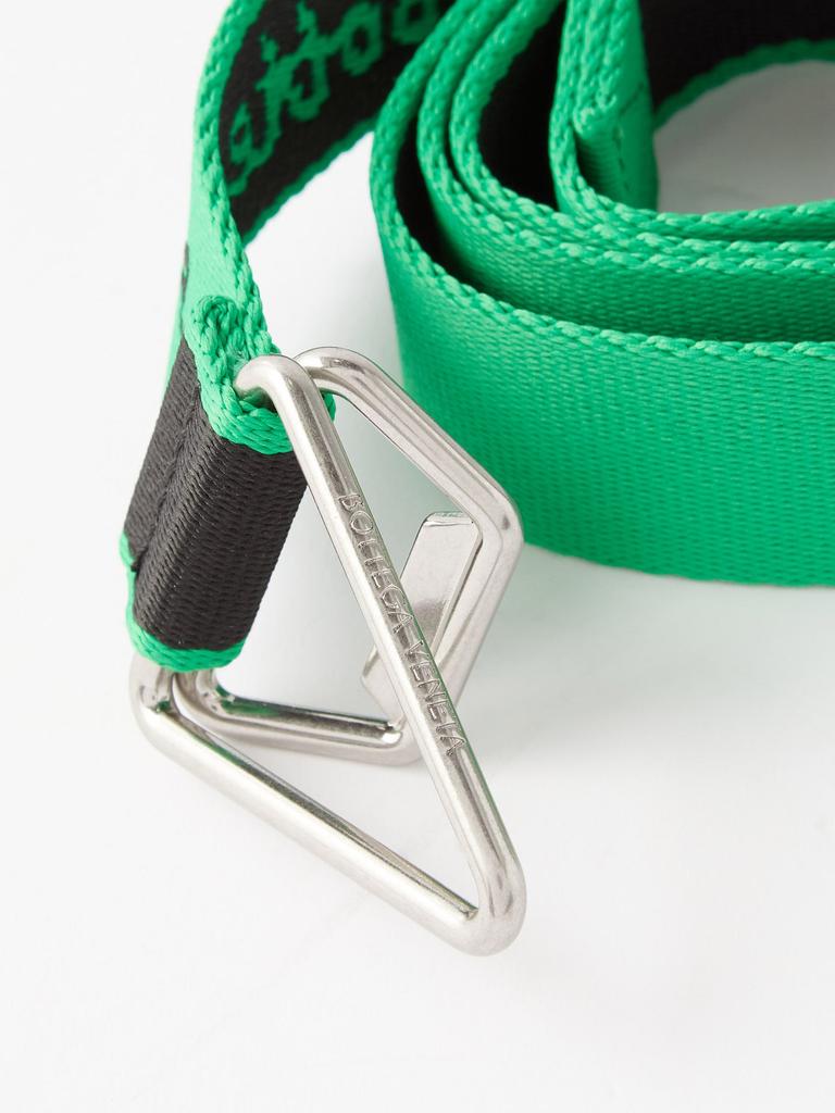 Triangle-buckle logo-jacquard belt商品第3张图片规格展示