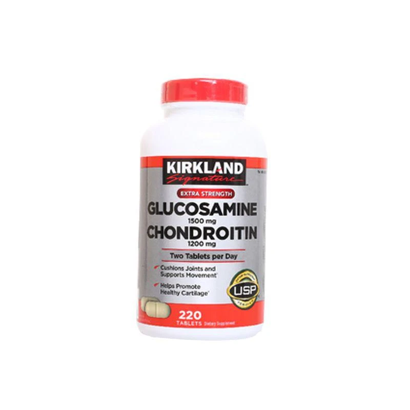 商品kirkland signature|美国直邮 Kirkland/柯克兰 MSM 氨基葡萄糖维骨力软骨素 220粒,价格¥357,第1张图片