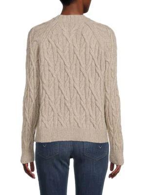 商品Vince|​Merino Wool Cable Knit Sweater,价格¥1259,第4张图片详细描述