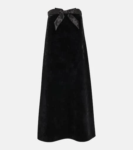 商品Balenciaga|天鹅绒加长半身裙,价格¥22957,第1张图片