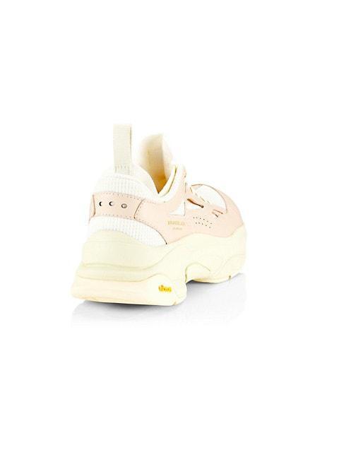 商品BRANDBLACK|Saga Mix-Media Chunky Sneakers,价格¥1745-¥1781,第5张图片详细描述