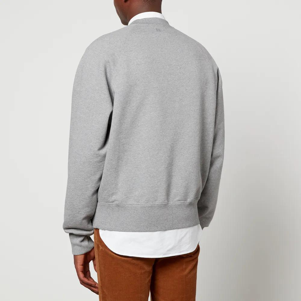 商品AMI|AMI Tonal De Coeur French Cotton-Terry Sweatshirt,价格¥2058,第4张图片详细描述