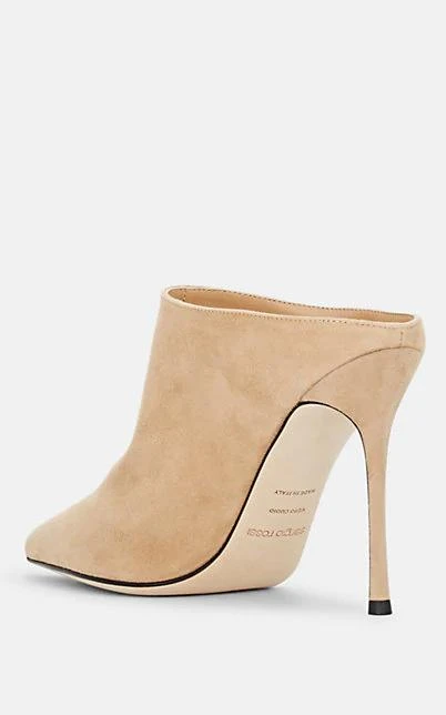商品Sergio Rossi|Pointed-Toe Suede Mules,价格¥2160,第3张图片详细描述