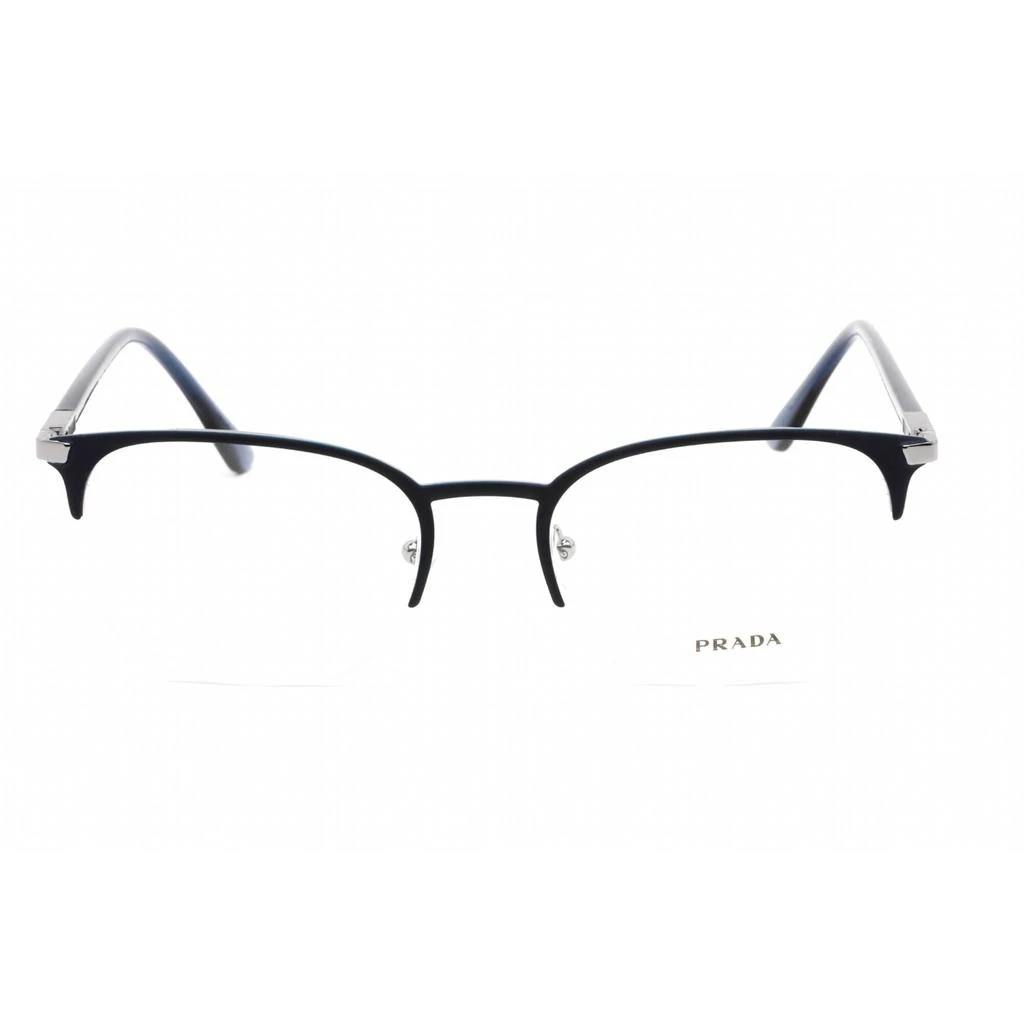 商品Prada|Prada Men's Eyeglasses - Matte Blue Metal Rectangular Shape Frame | 0PR 57YV 02N1O1,价格¥1009,第2张图片详细描述