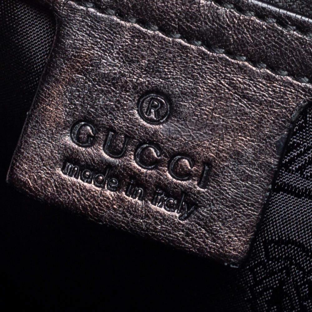 Gucci Black Leather Creole Hobo商品第8张图片规格展示