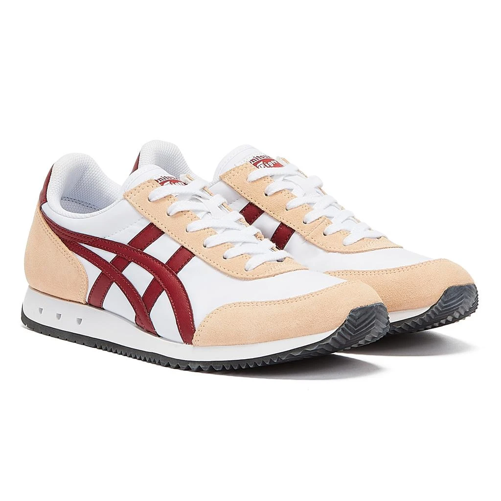 商品Onitsuka Tiger|Onitsuka Tiger New York Womens White / Beet Juice Trainers,价格¥440,第1张图片