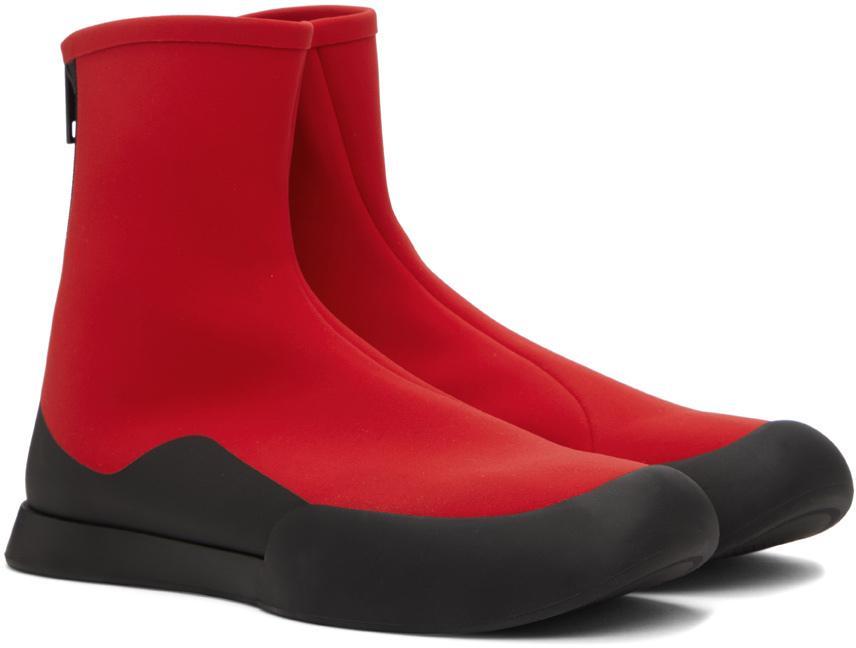 商品The Row|Red TR Ankle Boots,价格¥10164,第6张图片详细描述