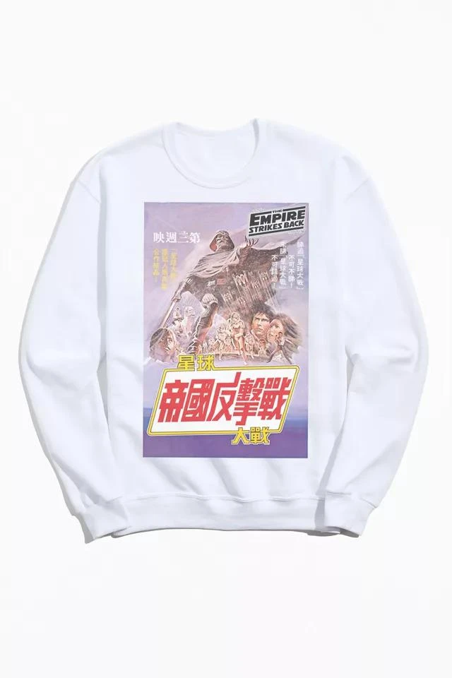 商品Urban Outfitters|Star Wars: The Empire Strikes Back Kanji Crew Neck Sweatshirt,价格¥225,第1张图片