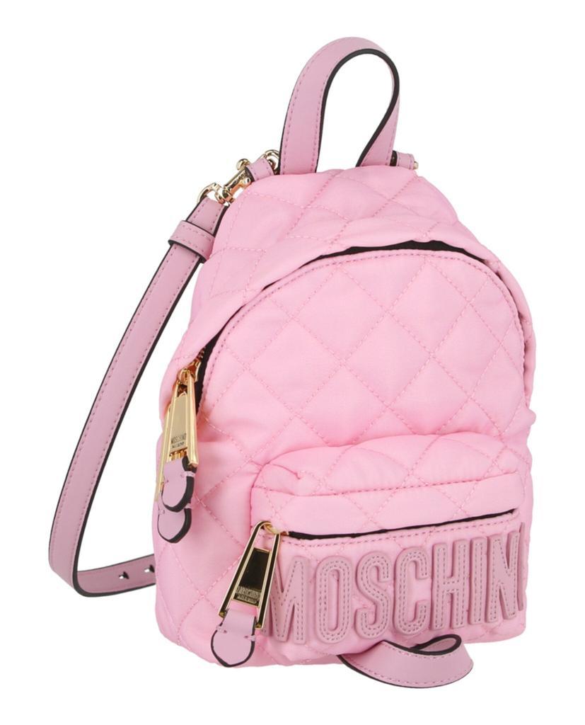 商品Moschino|Quilted Nylon Mini Backpack,价格¥2554,第4张图片详细描述