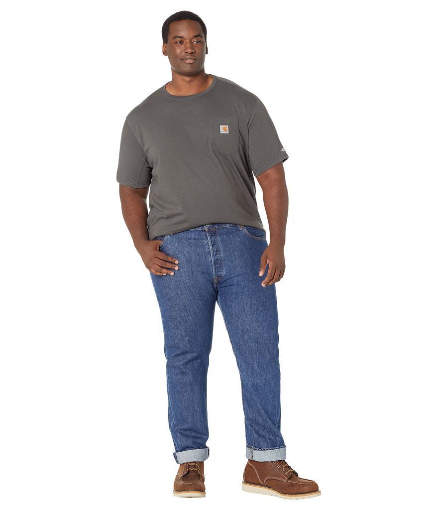 商品Carhartt|Big & Tall Force Relaxed Fit Midweight Short Sleeve Pocket Tee,价格¥210,第6张图片详细描述