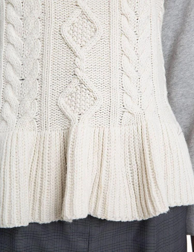 商品Pixie Market|Siena Cable Knit Sweatshirt Sleeve Top,价格¥864,第5张图片详细描述