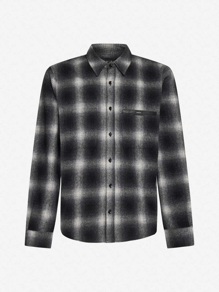 商品AMIRI|Check wool shirt,价格¥3719,第1张图片