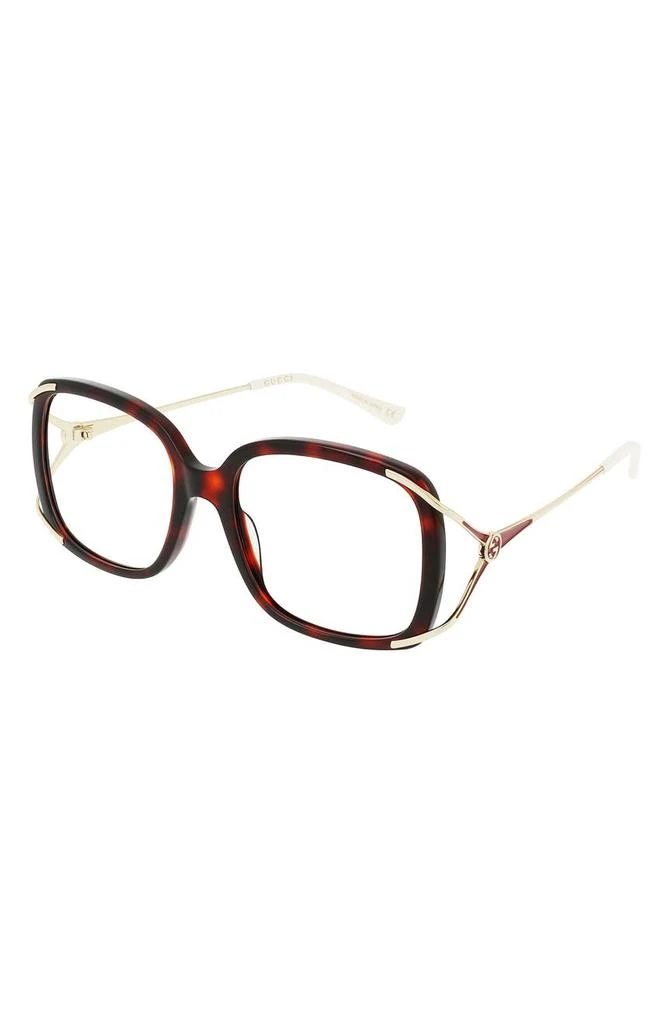 商品Gucci|55mm Square Optical Frames,价格¥2214,第2张图片详细描述