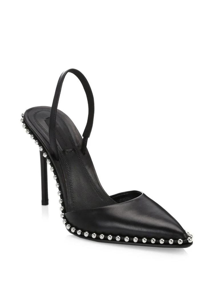 商品Alexander Wang|Rina Leather Slingback Pumps,价格¥4479,第1张图片