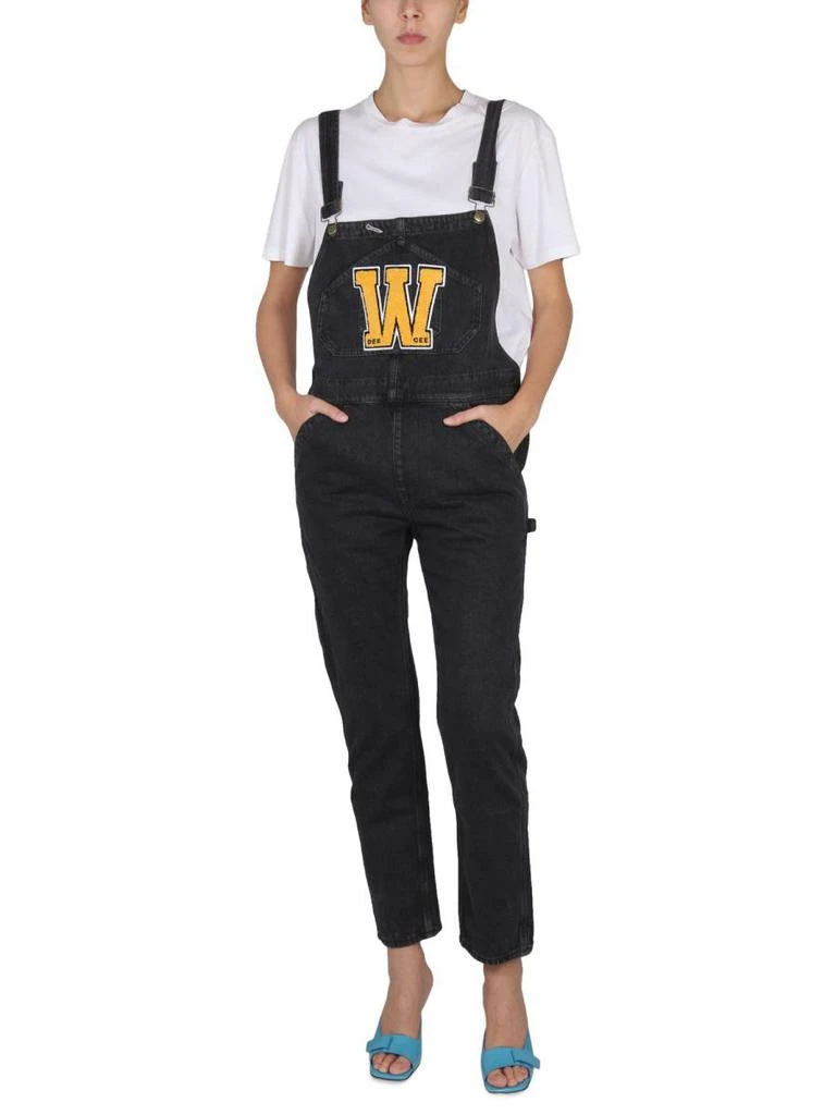 商品WASHINGTON DEE CEE|WASHINGTON DEE CEE DUNGAREES WITH LOGO,价格¥2150,第2张图片详细描述