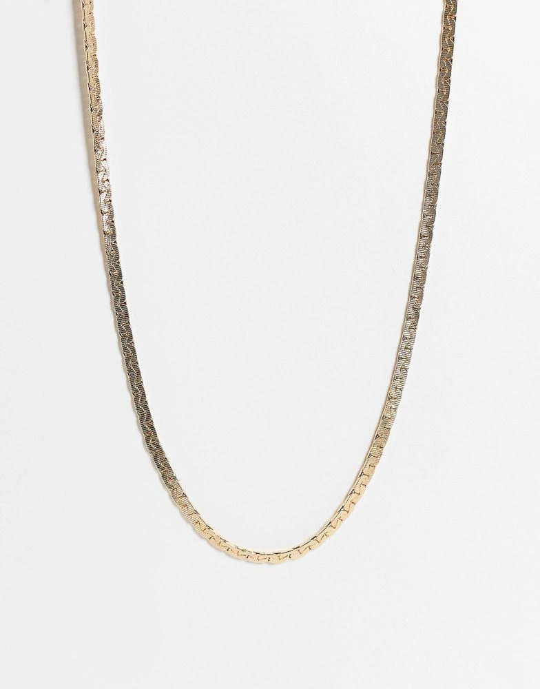 商品Reclaimed Vintage|Reclaimed Vintage inspired unisex ultimate antique chain necklace in gold,价格¥128,第1张图片