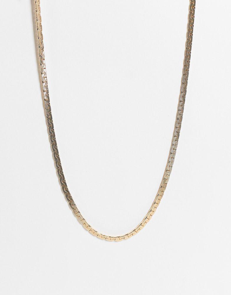 商品Reclaimed Vintage|Reclaimed Vintage inspired unisex ultimate antique chain necklace in gold,价格¥116,第1张图片