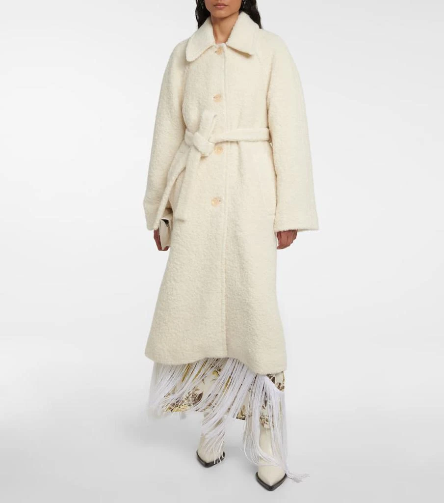 商品Acne Studios|Alpaca wool-blend belted coat,价格¥9681,第2张图片详细描述