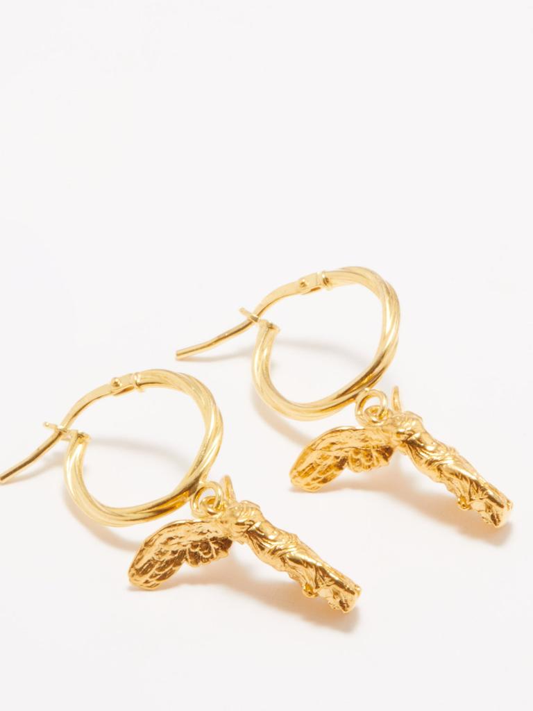 Niki gold-plated hoop earrings商品第4张图片规格展示