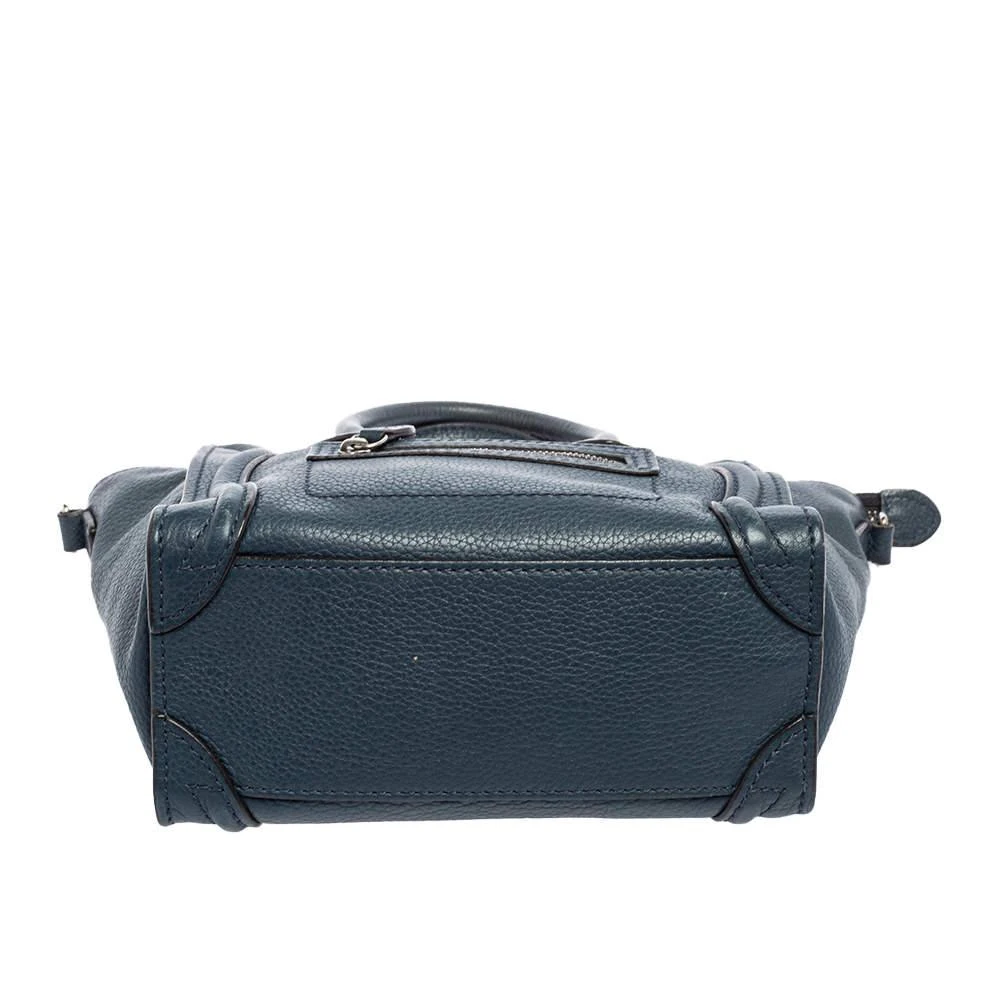 Céline Blue Leather Nano Luggage Tote 商品