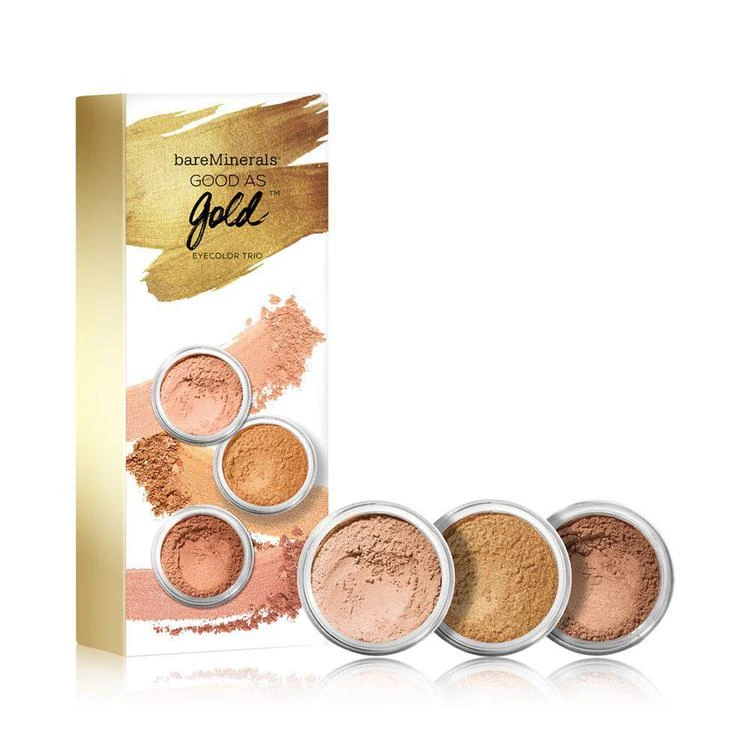 商品BareMinerals|3-Pc. Good As Gold Eyecolor Set, Created for Macy's,价格¥75,第1张图片