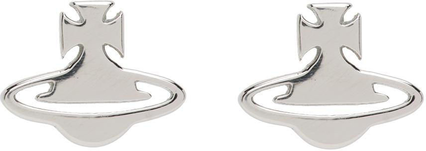 商品Vivienne Westwood|Silver Carmen Earrings,价格¥934,第1张图片