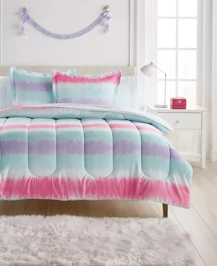 商品Macy's|Kids Tie Dye Stripe Comforter Set,价格¥1050,第1张图片