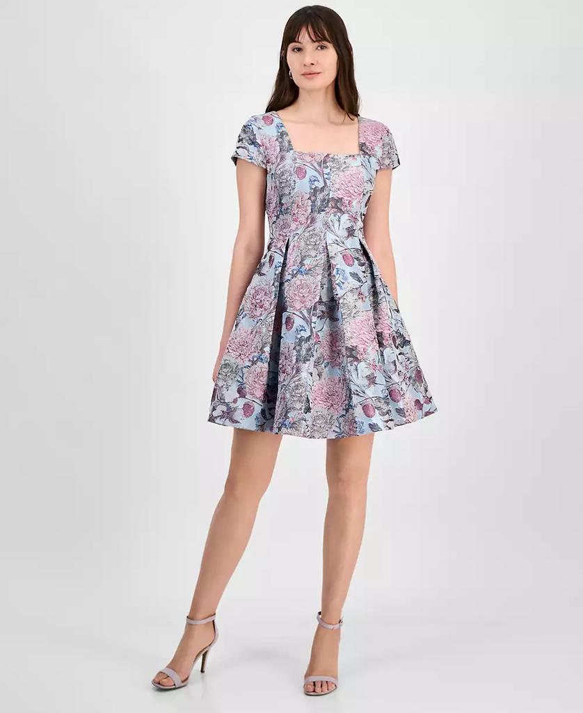 Shop Tahari Women's Floral-Brocade Square-Neck Fit & Flare Dress on Sale at  BeyondStyle  Get 61% Off Tahari Women's Floral-Brocade Square-Neck Fit & Flare  Dress with Limited-Time Flash Deals, Exclusive Discounts, and